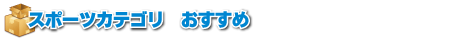 スポーツカテゴリおすすめ